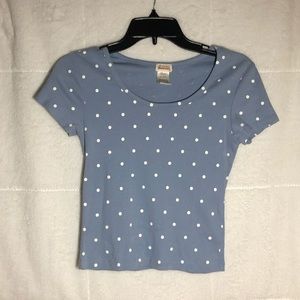 polka dot crop